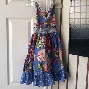 Girls size 4 Matilda Jane maxi dress worn once